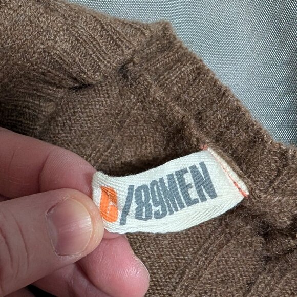 C/89 Mens 100% Cashmere Cable Knit Sweater Size:Small - Picture 3 of 5